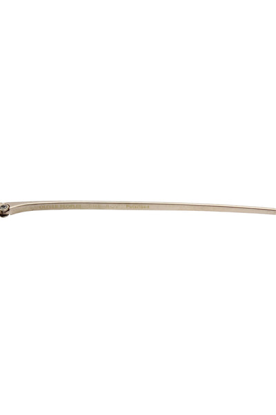 Oliver Peoples X The Row Womens Metal Frame Casse Aviator Sunglasses Gold