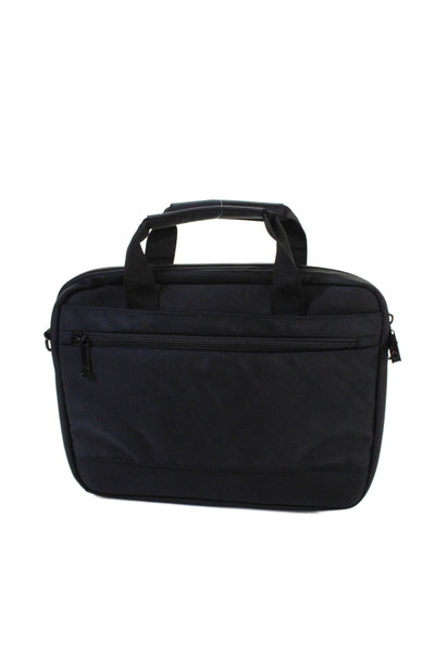 Samsonite Womens Zipper Closure Classic 2 Laptop Shoulder Handbag Black