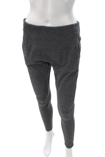 Lunya Women Harem Leggings Gray Cotton Blend Loungewear Size L