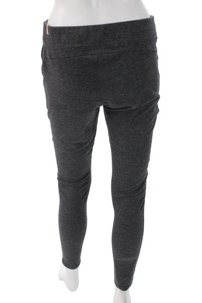 Lunya Women Harem Leggings Gray Cotton Blend Loungewear Size L