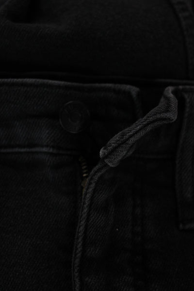 Madewell Womens Ankle Skinny High Rise Jeans Dark Gray Button Size 30P