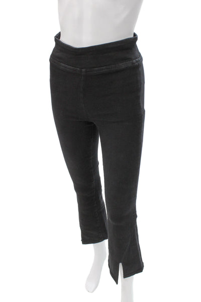 Frame Women Cropped Ankle Pants Black Size 0