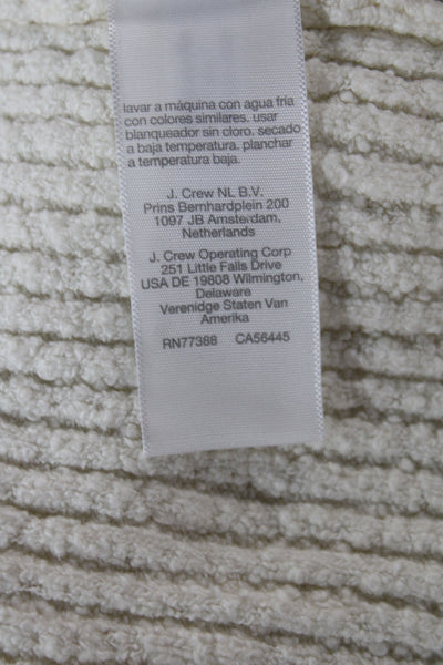 Madewell Womens Ivory Mock Neck Vest Sweater Sleeveless Size L