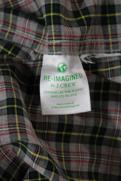 Ralph Lauren Blue Label Mens Plaid Cotton Button Up Long Sleeve Blue Size M