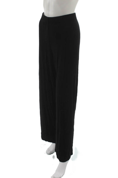 Skims Women Sweatpants Black Modal Blend Pull On Casual Size L