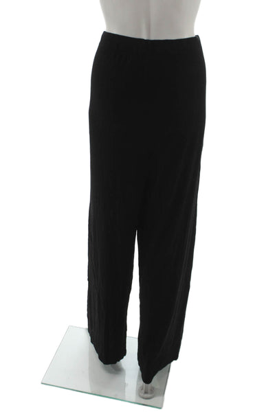 Skims Women Sweatpants Black Modal Blend Pull On Casual Size L