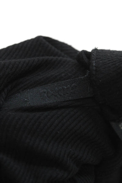 Skims Women Sweatpants Black Modal Blend Pull On Casual Size L