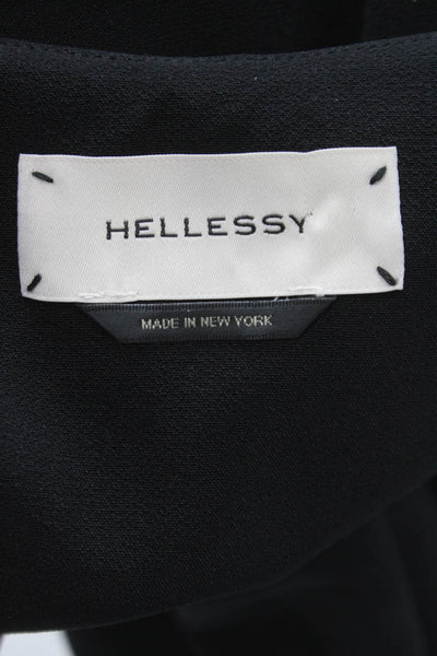 Hellessy Womens Cargo Pants Black Polyester Zip Inseam 26 Size 4