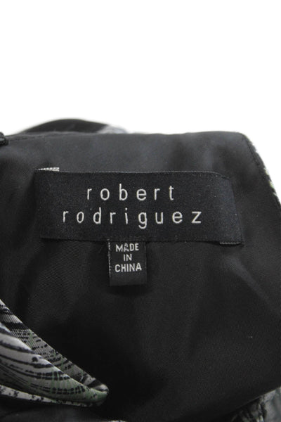 Robert Rodriguez Black Label Women Silk Multicolor Halter Blouse Size 2