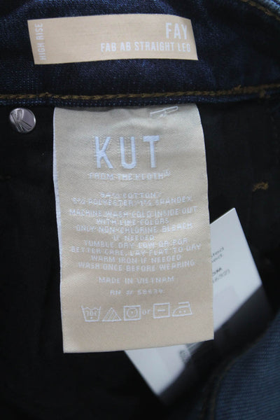 KUT from the Kloth Womens Straight Blue Jeans Size 0P