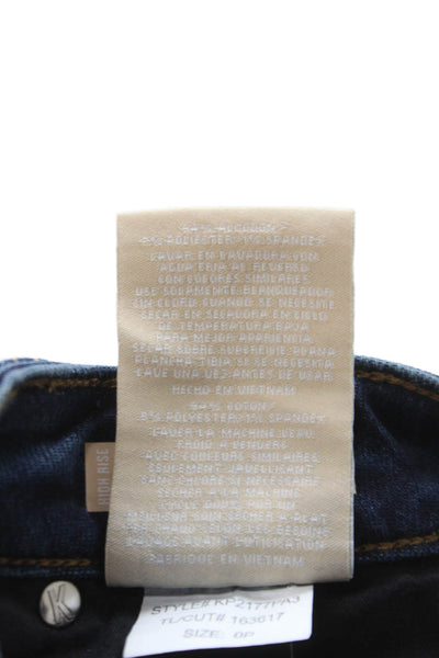 KUT from the Kloth Womens Straight Blue Jeans Size 0P