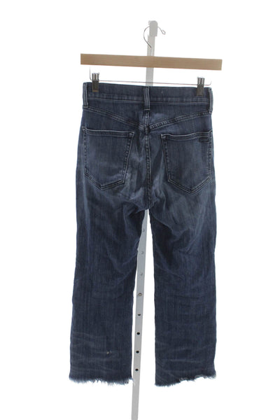 AYR Womens Cropped Mid-Rise Blue Jeans Petites Size 26
