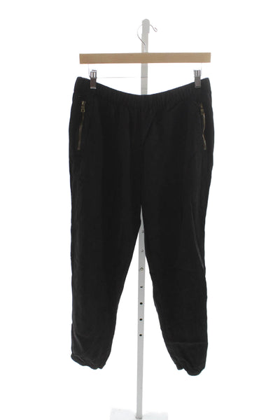 Young Fabulous & Broke Women Black Tencel Jogger Pants Size L