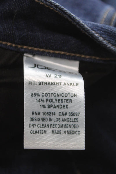 Joes Jeans Womens Straight Mid Rise Blue Jeans Size 29