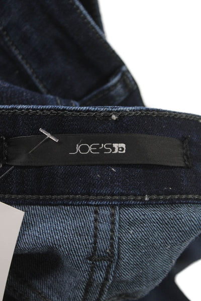 Joes Jeans Women Skinny Blue Mid Rise Cotton Blend Jeans Size 30