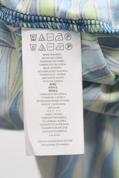 Michael Michael Kors Women Basic Geometric V-Neck Tank Multicolor Size S