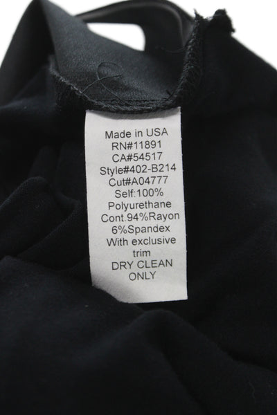 Bailey 44 Women Black Basic Sleeveless Scoop Neck Tank Polyurethane Size S