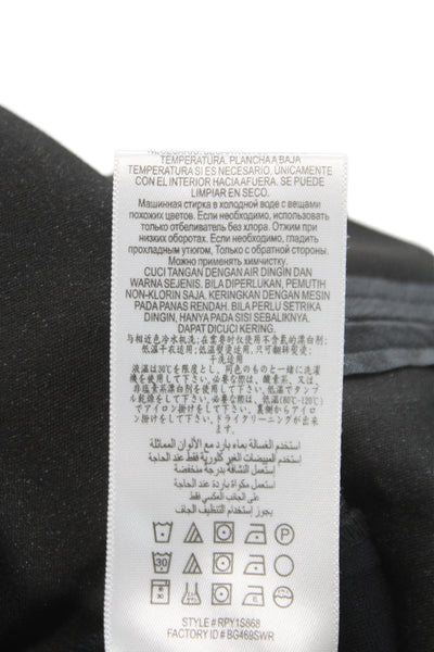 BCBGMAXAZRIA Womens Basic Sleeveless Tank Black Polyurethane Size XS