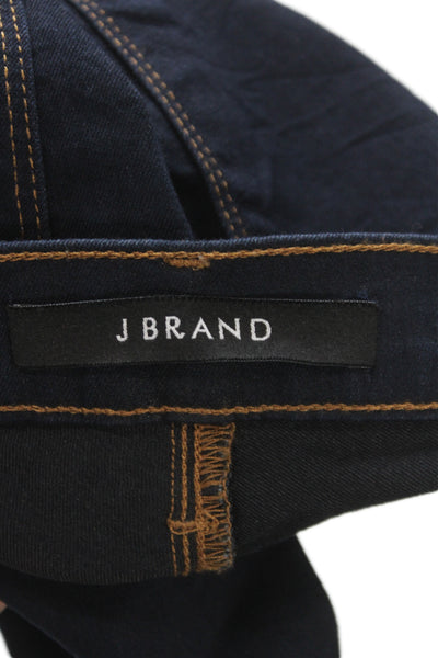 J Brand Womens Skinny Jeans Blue Cotton Mid Rise Button Size 26