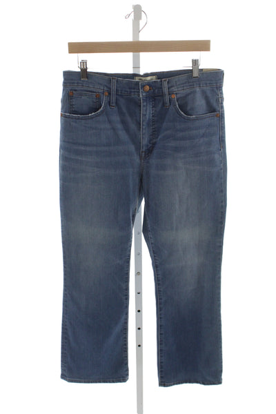 Madewell Women Bootcut Jeans Blue High Waist Size 30