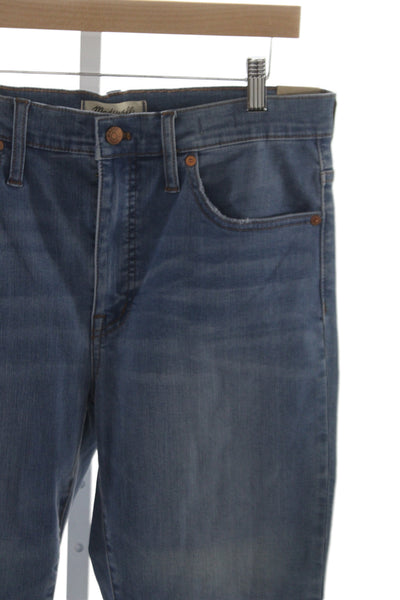 Madewell Women Bootcut Jeans Blue High Waist Size 30