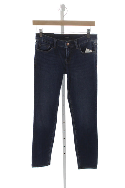 J Brand Womens Skinny Blue Mid-Rise Viscose Jeans Size 26