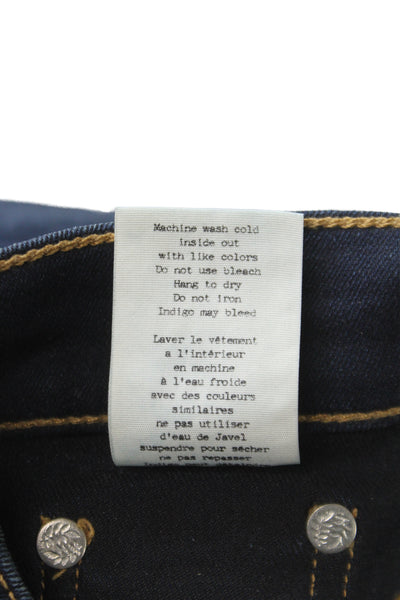 Rag & Bone Jean Womens Skinny Blue Jeans Mid Rise Size 26