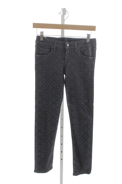 Citizens of Humanity Women Skinny Jeans Gray Rayon Mid Rise 25in Size 26