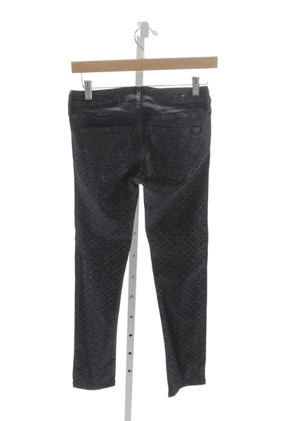 Citizens of Humanity Women Skinny Jeans Gray Rayon Mid Rise 25in Size 26