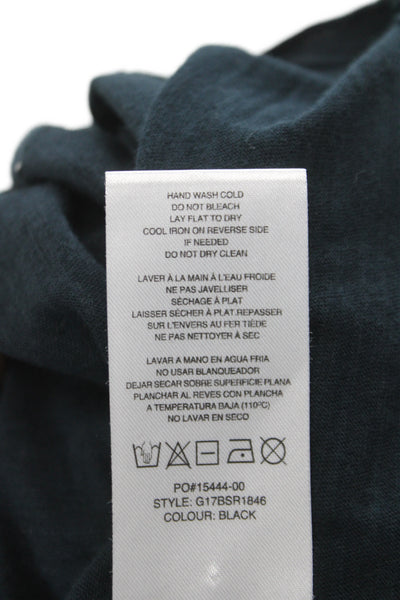 Joes Womens Basic T-Shirt Black 100% Cotton Round Neck Short Sleeve Size XS