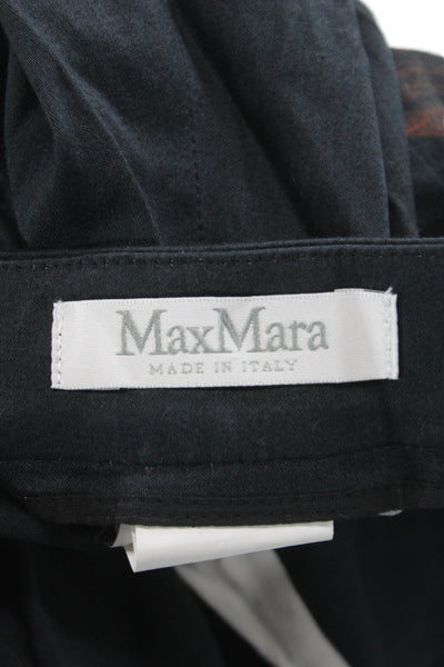 Weekend Max Mara Womens Cropped Multicolor Geometric Pants Size 14