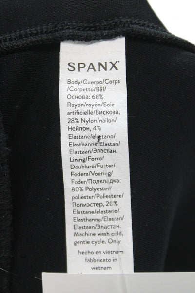 Spanx Womens Dress Pants Gray Pull On Rayon Blend Size XL