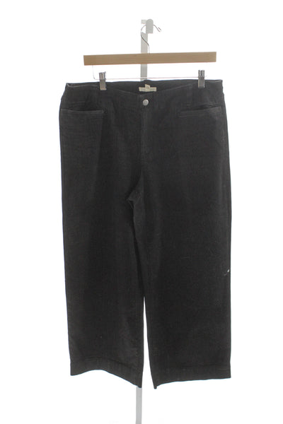 Eileen Fisher Women Blue Straight Jeans Mid Rise Cotton Blend Size 14