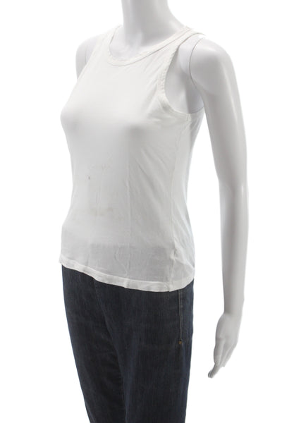Cotton Citizen Women Basic White Supima Cotton Sleeveless Tank Size S