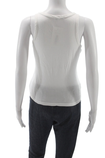 Cotton Citizen Women Basic White Supima Cotton Sleeveless Tank Size S