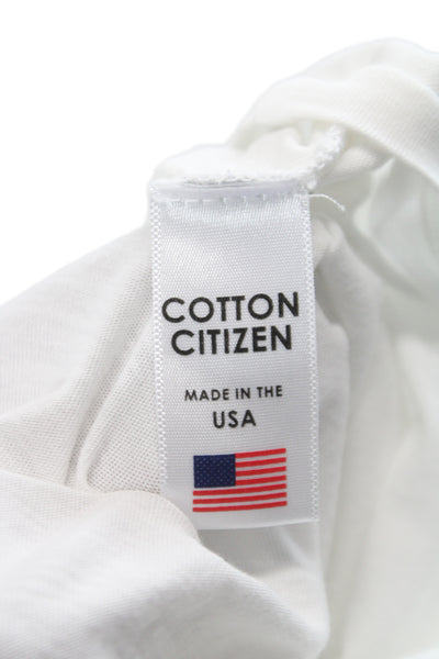 Cotton Citizen Women Basic White Supima Cotton Sleeveless Tank Size S