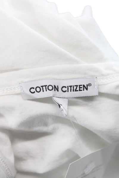 Cotton Citizen Women Basic White Supima Cotton Sleeveless Tank Size S