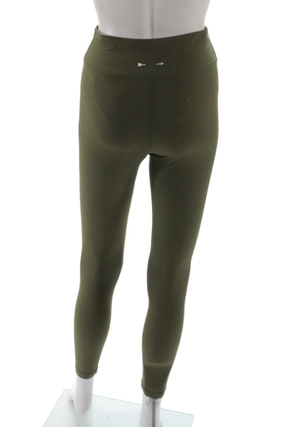 The Upside Womens Ankle Leggings Green Athleisure Size 6