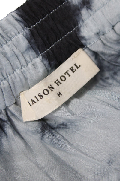 Maison Hotel Womens Ankle Tie-Dye Viscose Pull On Pants Multicolor Size M