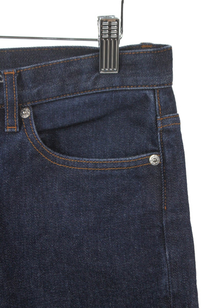 APC Men Blue Cotton Tapered Jeans Button Closure Size 30