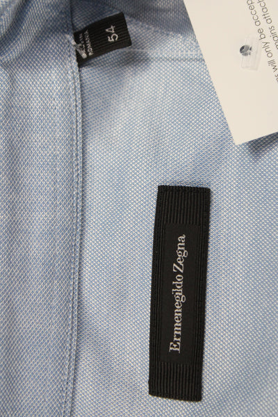 Peter Millar Mens Collared Short Sleeve Button Up Shirt Blue Size L