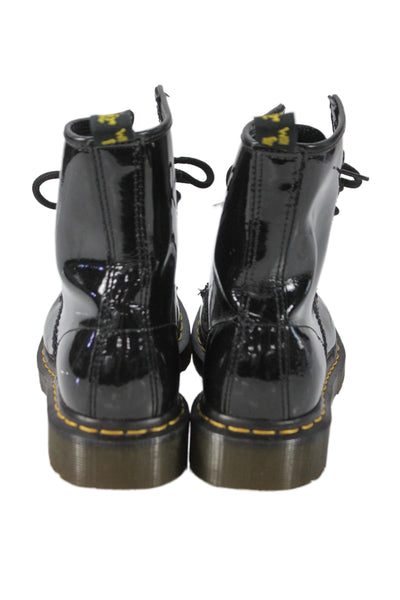 Dr. Martens Women's Leather Lace Up Combat Boots Black Size 7