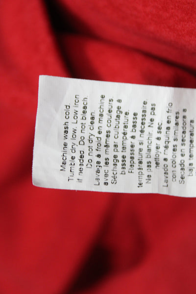 Beyond Yoga Womens Red Cropped One Shoulder Tank Petite Size S