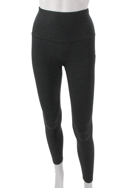 Beyond Yoga Women Ankle Gray Leggings Polyester Spandex Size XS