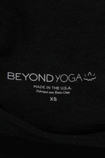 Beyond Yoga Women Ankle Gray Leggings Polyester Spandex Size XS