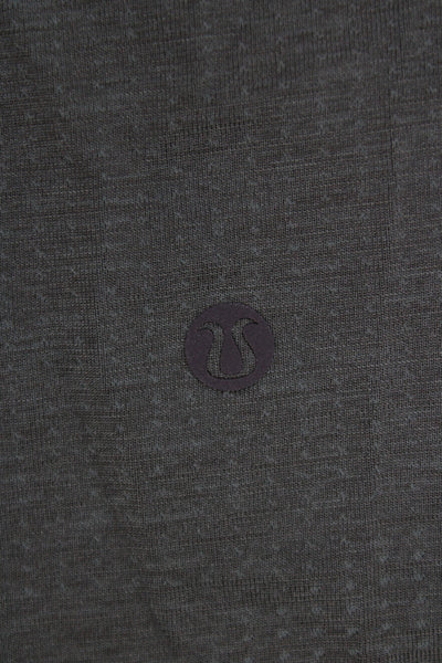 Lululemon Mens Basic Green Polyester Crew Neck Short Sleeve T-Shirt Size L