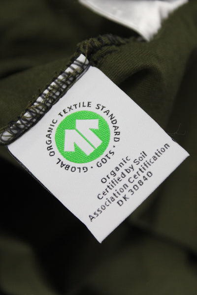 Paul Smith Mens Organic Cotton Green Basic T-Shirt Size M