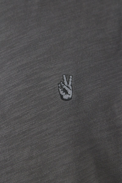John Varvatos Star USA Men Basic Gray T-Shirt 100% Cotton Crew Neck Size M
