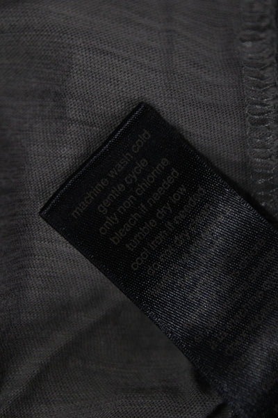 John Varvatos Star USA Men Basic Gray T-Shirt 100% Cotton Crew Neck Size M