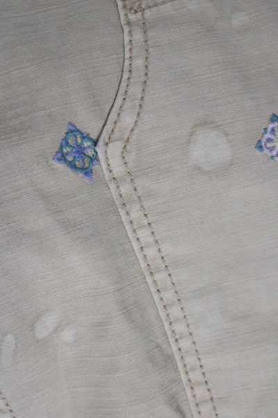 Pilcro Anthropologie Womens Carpenter Pants Beige Size 31
